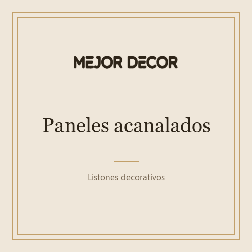 Paneles Acanalados