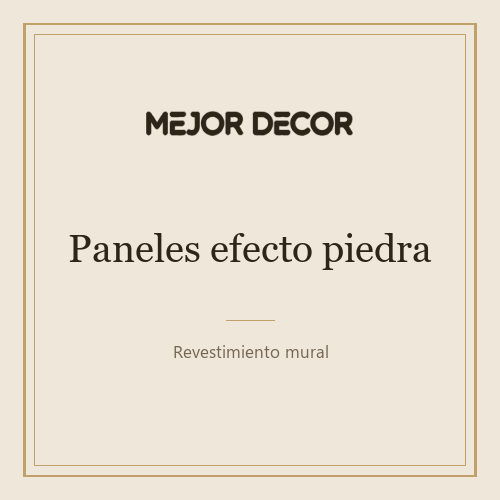 Paneles Efecto Piedra