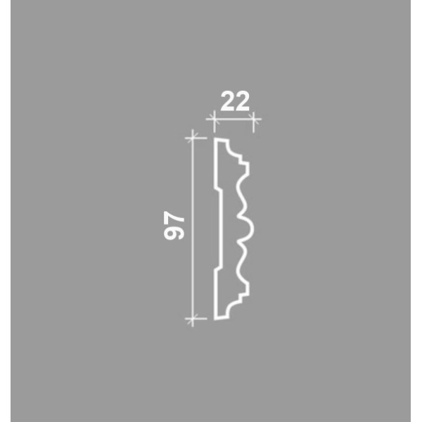 Moldura KDS-09 – Poliuretano