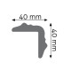 Moldura Esquinero para Pared LGG-37