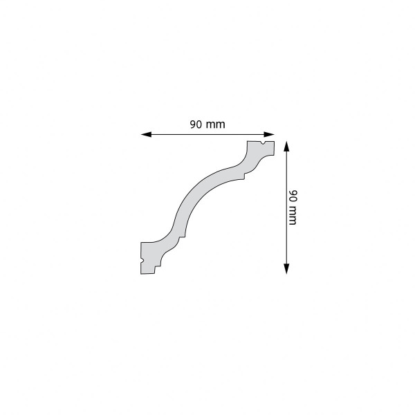 Cornisa Lisa Flexible LGG-47F