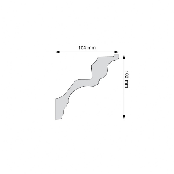 Cornisa Lisa Flexible LGG-53F