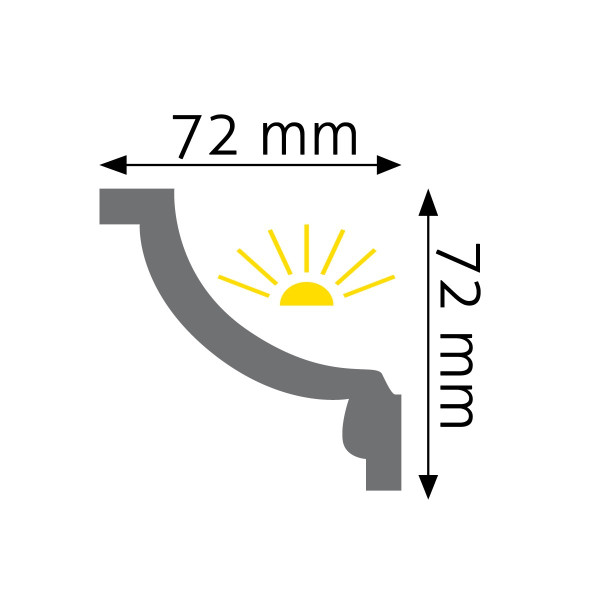 Cornisa LGZ-12 – Poliuretano
