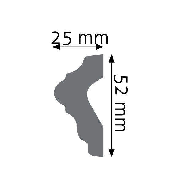 Moldura Lisa LNG-04 – Poliuretano