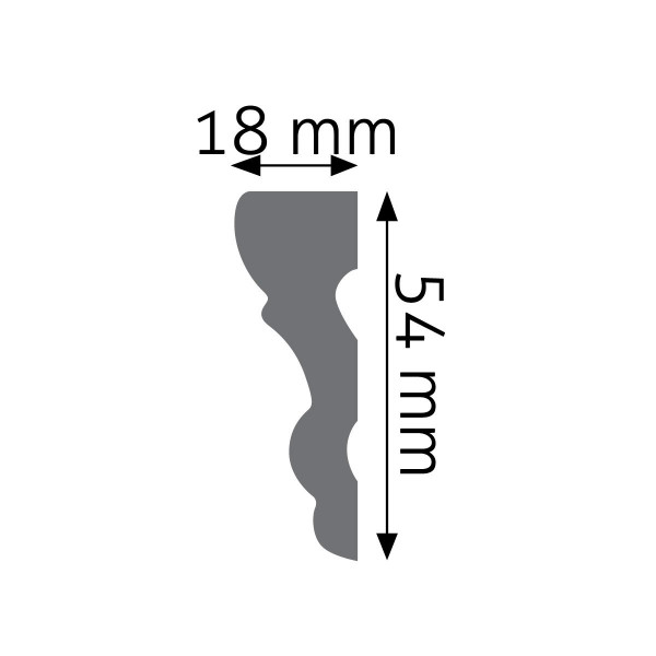 Moldura Lisa LNG-05 – Poliuretano