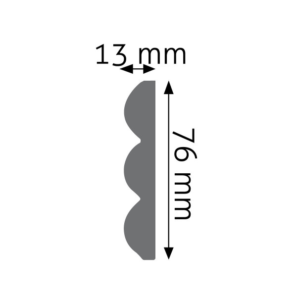Moldura Lisa LNG-18 – Poliuretano