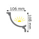 Cornisa Decorativa LED LOC-04