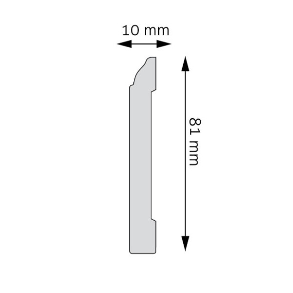 Rodapié LPC-15 – HDPS (Polímero de alta densidad)
