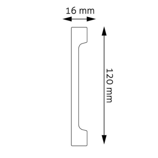 Rodapié LPC-31 – HDPS (Polímero de alta densidad)