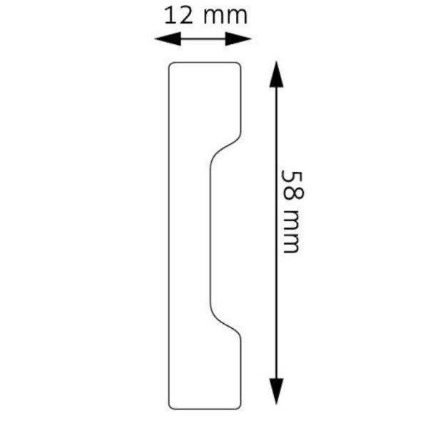 Rodapié LPC-32 – HDPS (Polímero de alta densidad)