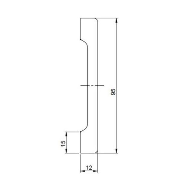 Rodapié LPC-38 – HDPS (Polímero de alta densidad)