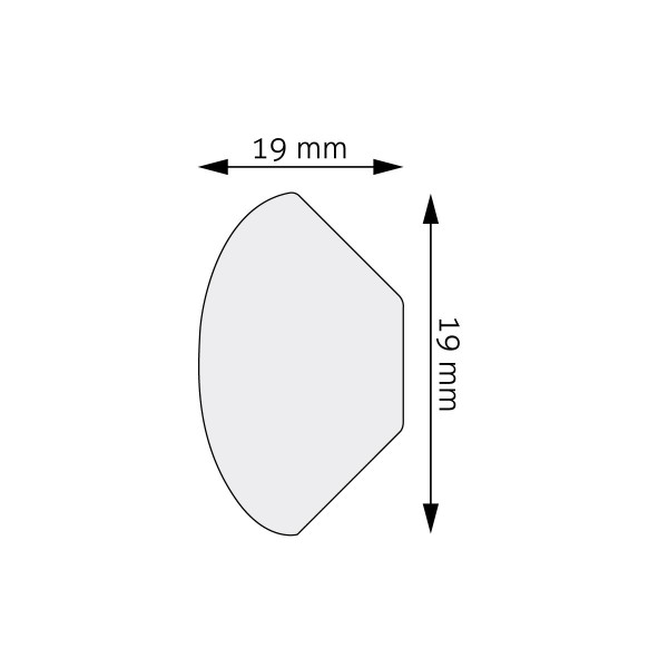 Rodapié LPC-12 – HDPS (Polímero de alta densidad)
